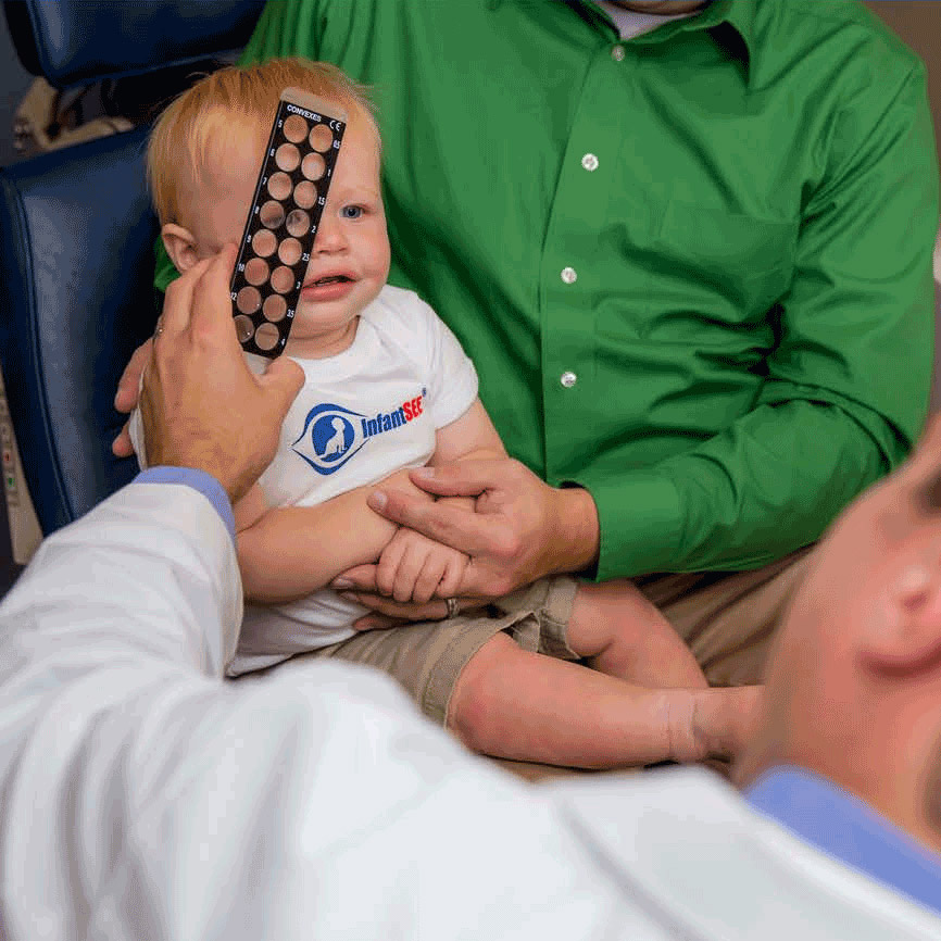 Infantsee eye exam at CustomEyes - Lee's Summit